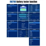 KONNWEI KW700 12V / 24V 2.8 inch Color Screen Car Battery Tester with Printer - Image 15