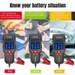 KONNWEI KW700 12V / 24V 2.8 inch Color Screen Car Battery Tester with Printer - Image 20