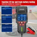 KONNWEI KW700 12V / 24V 2.8 inch Color Screen Car Battery Tester with Printer - Image 10