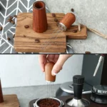 Solid Wood Stand Stainless Steel Coffee Loose Powder Needle - Image 8
