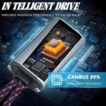 2pcs/Pack 50W 6000LM 6000K Car Double Copper Tube LED Headlight Bulb - Image 7