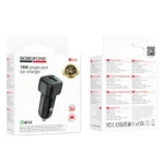 BOROFONE BZ34 Cloud QC3.0 USB Car Charger  – Qty: 5 Units - Image 5
