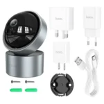 hoco D5 3MP 2.4G WiFi IP54 Indoor PTZ HD Camera - Image 5