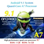 9.7 inch Vertical Screen 2.5D Glass Car Android Universal Player Navigator MP5 Integrated Machine Support Phone Link / GPS / FM / Steering Wheel Control, 1GB+32GB - Image 6