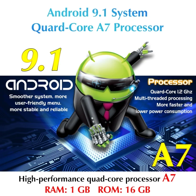 EDA008061_5.webp 9.7 inch Vertical Screen 2.5D Glass Car Android Universal Player Navigator MP5 Integrated Machine Support Phone Link / GPS / FM / Steering Wheel Control, 1GB+32GB - Image 6