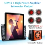 9.7 inch Vertical Screen 2.5D Glass Car Android Universal Player Navigator MP5 Integrated Machine Support Phone Link / GPS / FM / Steering Wheel Control, 1GB+32GB - Image 10