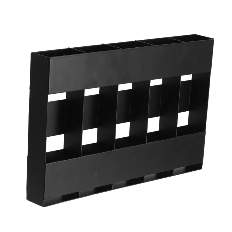 EDA0080636_B2.webp Five-grid Straw Cutlery Metal Storage Rack Kitchen Organizer - Image 3