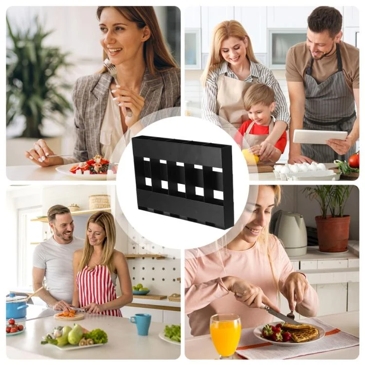 EDA0080636_B6.webp Five-grid Straw Cutlery Metal Storage Rack Kitchen Organizer - Image 7