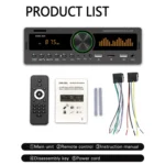 SWM-80A DC12V Car MP3 Support FM / AM & Bluetooth & Mobile Phone Voice Assistant - Image 15