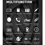 SWM-80A DC12V Car MP3 Support FM / AM & Bluetooth & Mobile Phone Voice Assistant - Image 5