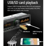 SWM-80A DC12V Car MP3 Support FM / AM & Bluetooth & Mobile Phone Voice Assistant - Image 9