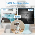 ESCAM PT205 5G WiFi Smart Robot Wireless AI Automatic Tracking Camera, Two Way Audio / Night Nersion - Image 5