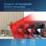 ESCAM PT205 5G WiFi Smart Robot Wireless AI Automatic Tracking Camera, Two Way Audio / Night Nersion - Image 6