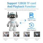 ESCAM PT205 5G WiFi Smart Robot Wireless AI Automatic Tracking Camera, Two Way Audio / Night Nersion - Image 8