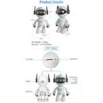 ESCAM PT205 5G WiFi Smart Robot Wireless AI Automatic Tracking Camera, Two Way Audio / Night Nersion - Image 9