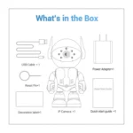 ESCAM PT205 5G WiFi Smart Robot Wireless AI Automatic Tracking Camera, Two Way Audio / Night Nersion - Image 10