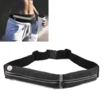 YS13 Outdoor Sport Waterproof Waist Bag Invisible Anti-theft Mobile Phone Storage Bag with Earphone Hole