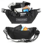 YQM-AAA Outdoor Running Sport Waterproof Mobile Phone Crossby Waist Bag - Image 3