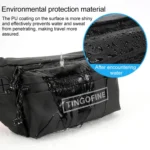 YQM-AAA Outdoor Running Sport Waterproof Mobile Phone Crossby Waist Bag - Image 6