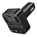 hoco E87 Delta 35W USB-A and USB-C Car BT FM Transmitter - Qty:  5 Units - Image 2