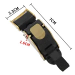 SOMAN QB11 Motorcycle Helmet Buckle Universal Quick Release Clip Copper Plated Buckle - Image 2