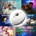 Elliptical Starry Projection Lamp Rechargeable Atmosphere Light - Image 7