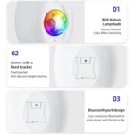 Remote Control Elliptical Starry Projection Lamp Atmosphere Light - Image 4