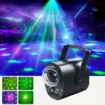 3-in-1 RGB Laser Light LED Stage Voice Control Magic Ball Lamp