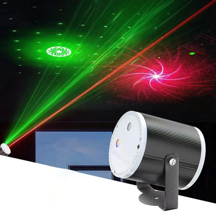 Mini Cylindrical Laser Light LED Stage Starry Projection Lamp