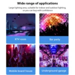 Mini Cylindrical Laser Light LED Stage Starry Projection Lamp - Image 8