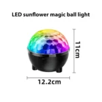 Sunflower Magic Ball Light LED RGB Rotating Stage Lamp - Image 2