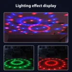 Stripe Magic Ball Light LED RGB Rotating Stage Lamp - Image 5