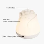 3W Rose Night Light Bedside Touch Sensor Ambient Lighting - Image 3