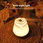 3W Rose Night Light Bedside Touch Sensor Ambient Lighting - Image 4