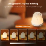 3W Rose Night Light Bedside Touch Sensor Ambient Lighting - Image 6