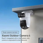 Original Xiaomi Outdoor Camera 4 MJSXJ10HL Dual 5MP 3K Ultra HD IP66 Waterproof - Image 2