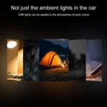 4pcs Car USB LED Atmosphere Light - Image 2