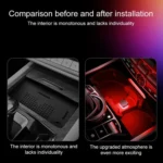 4pcs Car USB LED Atmosphere Light - Image 5