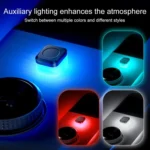 4pcs Car USB LED Atmosphere Light - Image 7