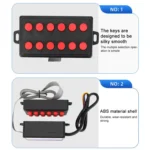 12V / 24V Universal Car Horn Controller 12 Sound Effects Sound Control Speaker, with Button - Image 3