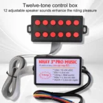 12V / 24V Universal Car Horn Controller 12 Sound Effects Sound Control Speaker, with Button - Image 5