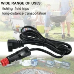 12V Car Refrigerator Compressor Extension Power Cable - Image 7