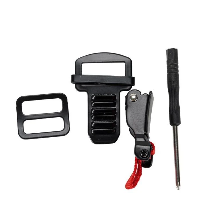 EDA008115801A_2.webp Motorcycle Helmet Buckle Double D-buckle Universal Quick Release Plastic Clip - Image 4