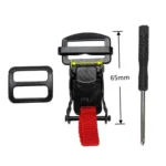 Motorcycle Helmet Buckle Double D-buckle Universal Quick Release Plastic Clip - Image 2