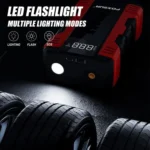 FOXSUR Car Emergency Starter Power Supply Multi-function Portable Car Air Pump - Image 8