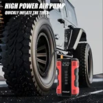 FOXSUR Car Emergency Starter Power Supply Multi-function Portable Car Air Pump - Image 9