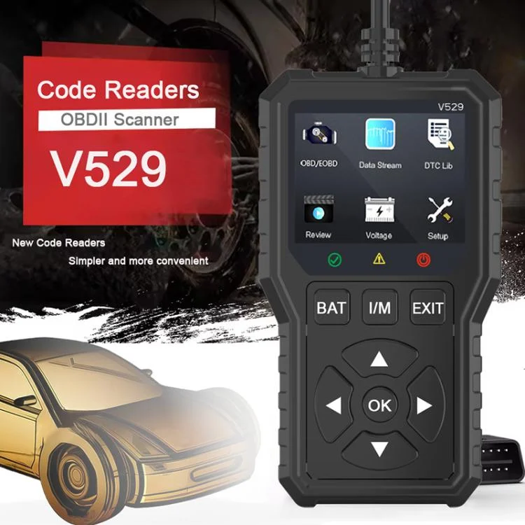 EDA008120201A_1.webp FOXSUR V529 OBD2 Car Engine Fault Code Reader Diagnostic Instrument - Image 2