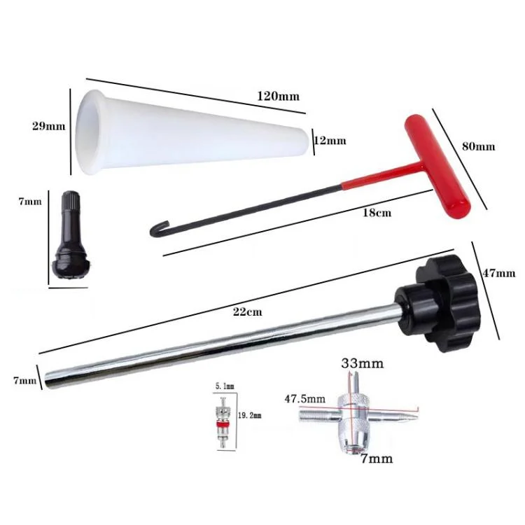 EDA0081278_B1.webp 13pcs / Set Car Tire Repair Tool Valve Installation Tool Set - Image 2