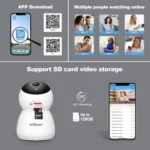 SriHome SH036 500W Pixel AI Smart HD Camera Supports Human Tracking - Image 11