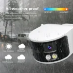 SriHome SH070 4MP Binocular Stitching Ultra-wide Angle Waterproof Camera Supports Full-color Night Vision - Image 13